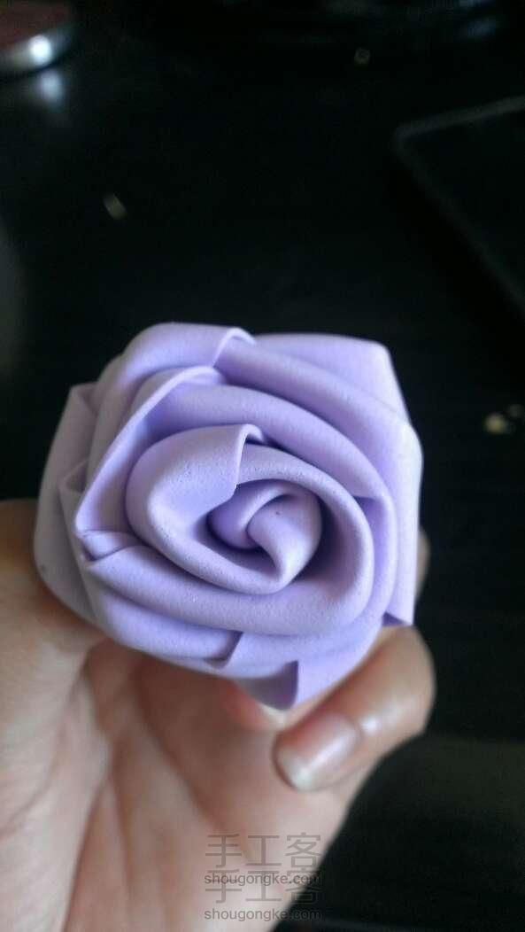 玫瑰花   花丛里折纸教程