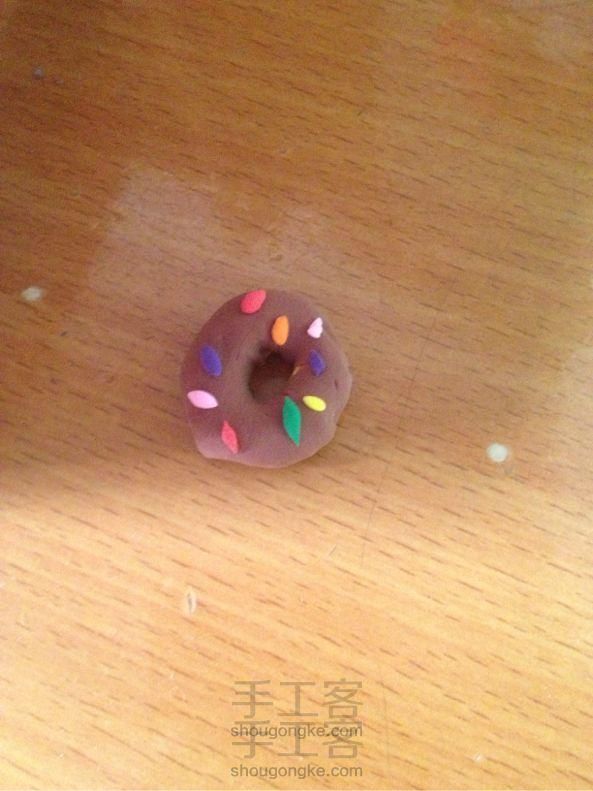 粘土甜甜圈手工制作教程
