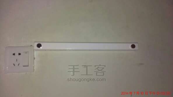 旧推拉门滑道+LED灯条改造床头灯 第8步