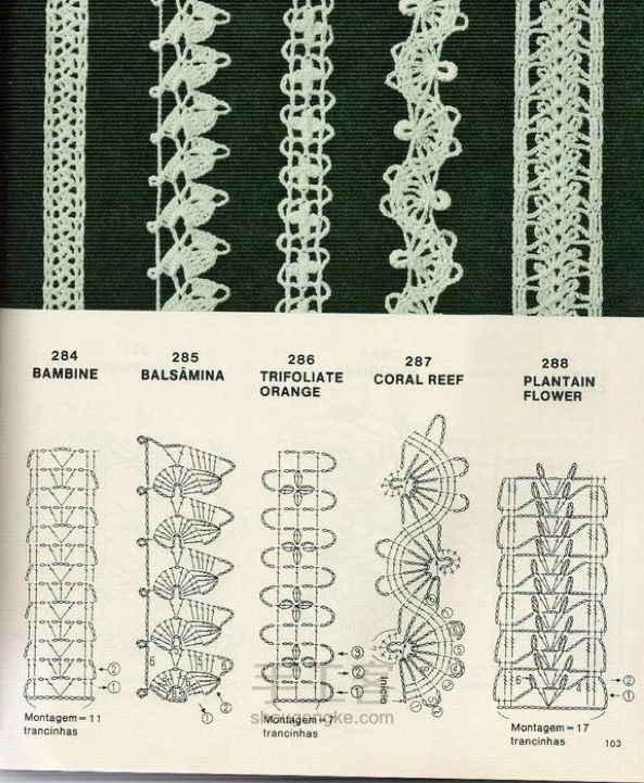 钩织—各种花边各种爱！【分享】 第8步