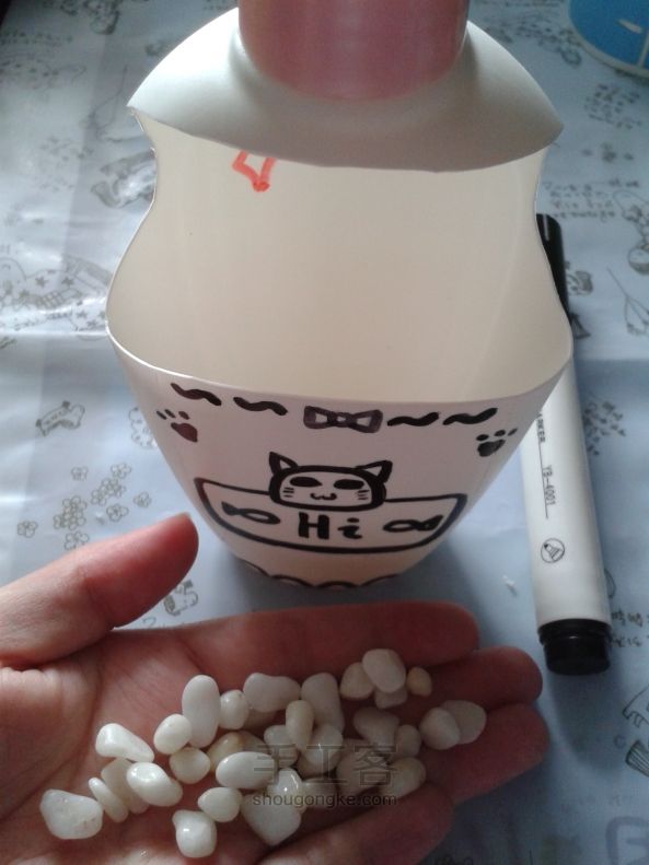 ❀ 旧物改造壁挂式收纳盒 盆栽 装饰品 第10步