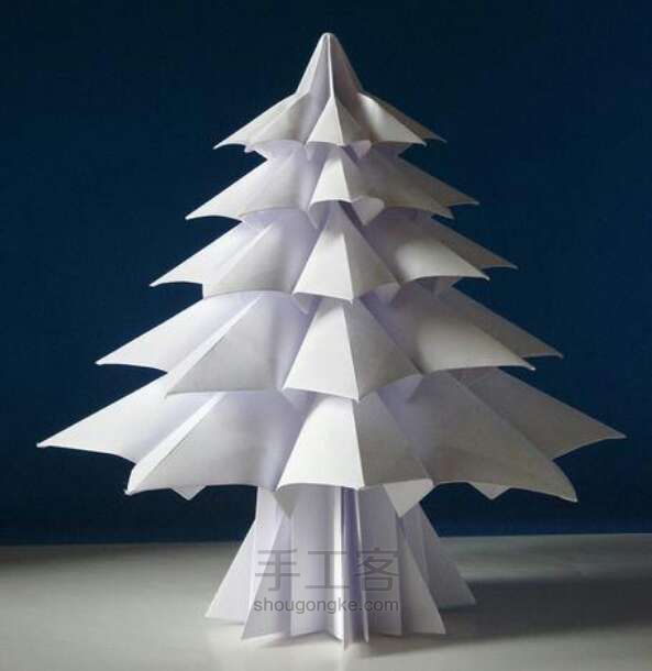 折纸圣诞树大全 第9步