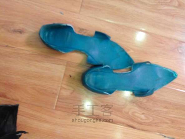手工皮凉鞋制作 简易教程 第1步