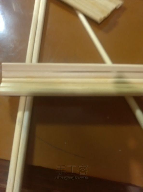 旧物改造 筷子做的小秋千 第6步