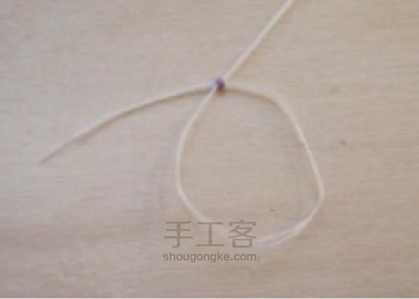 串珠戒指制作教程 第2步