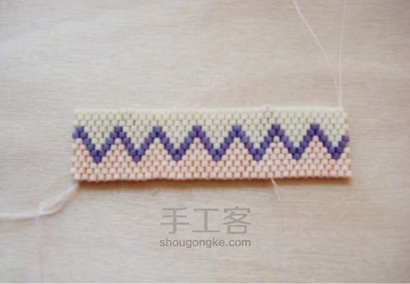 串珠戒指制作教程 第17步
