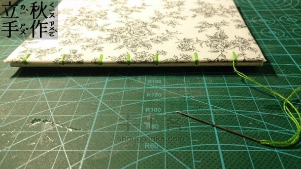 【手工本】自制布面线装本的制作教程 第13步