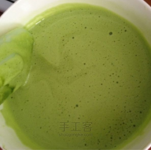 【转】自制抹茶冰淇淋 第6步