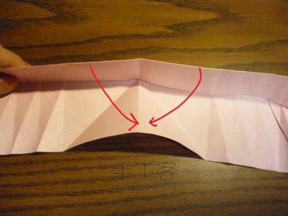 纸心形盒子教程 第29步