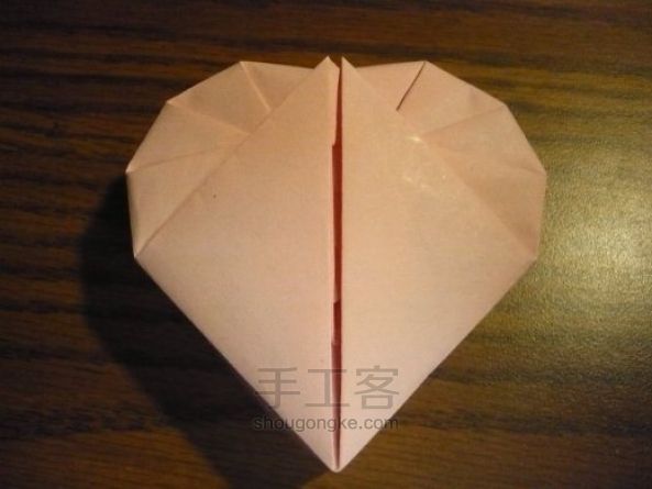 纸心形盒子教程 第47步