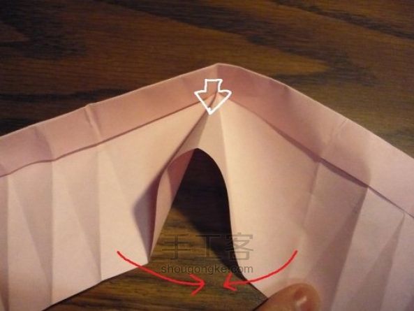 纸心形盒子教程 第73步