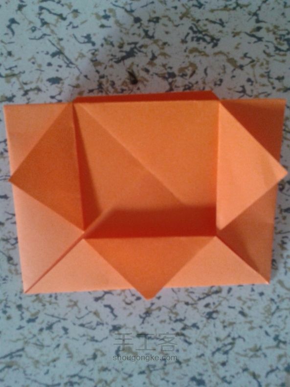 折纸——精美手工纸盒制作教程 第3步