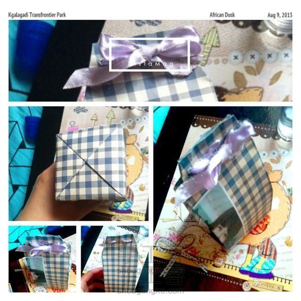 DIY 剪刀都不用，教你制作小清新包装袋