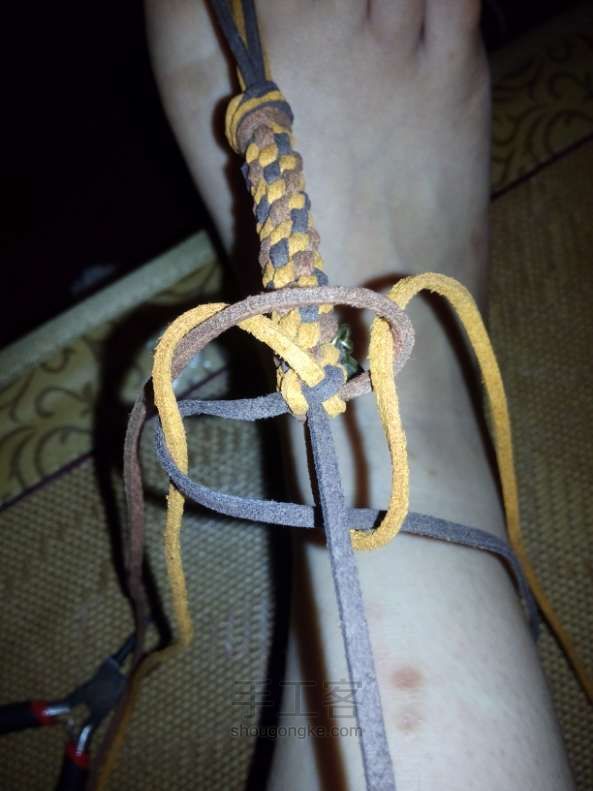DIY手绳编织教程 第6步