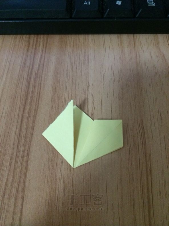 简易樱花折纸教程 第7步