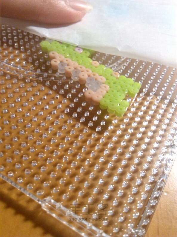 拼拼豆豆系列之绿小马 第6步