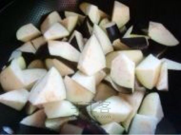 干煸茄子制作方法 第1步