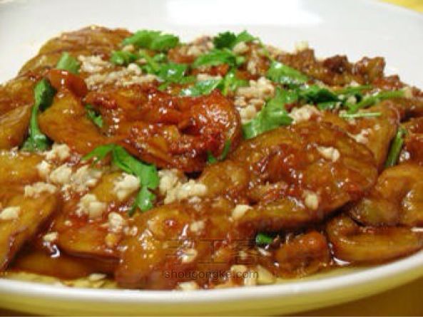 干煸茄子制作方法 第3步