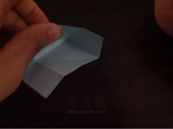 表白神器--花变正方体 折纸教程 第22步