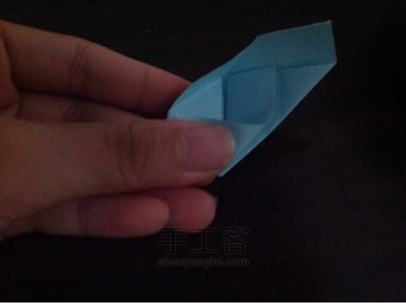 表白神器--花变正方体 折纸教程 第25步