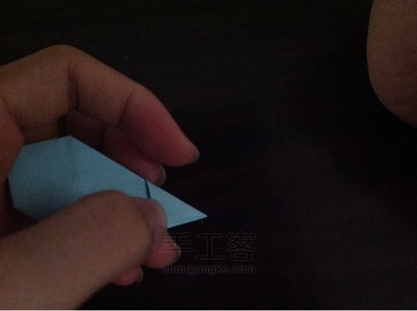 表白神器--花变正方体 折纸教程 第28步