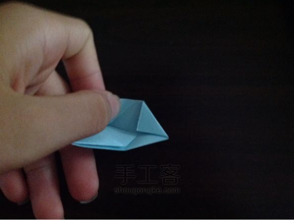 表白神器--花变正方体 折纸教程 第29步