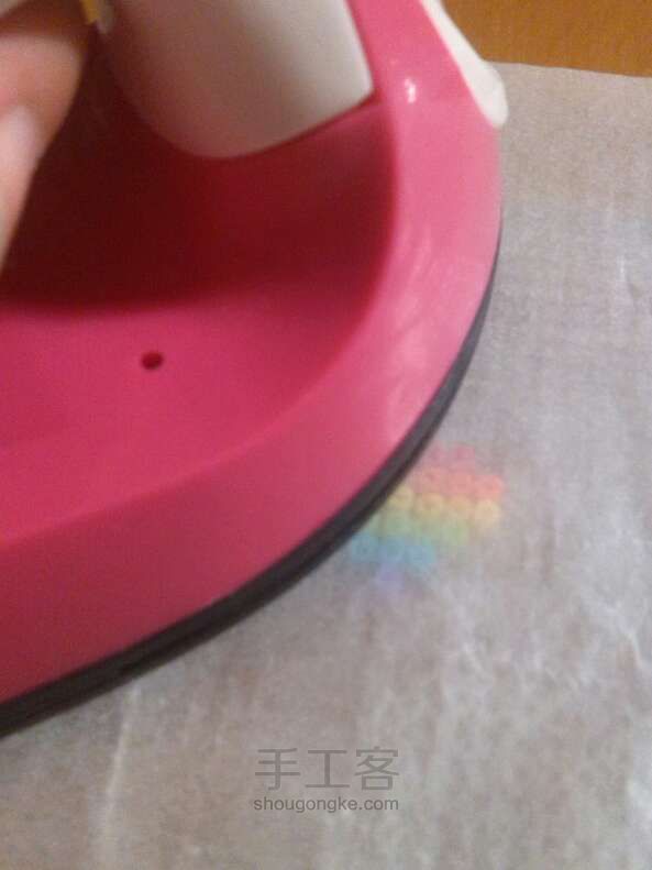 拼拼豆豆系列之彩爱心 第4步