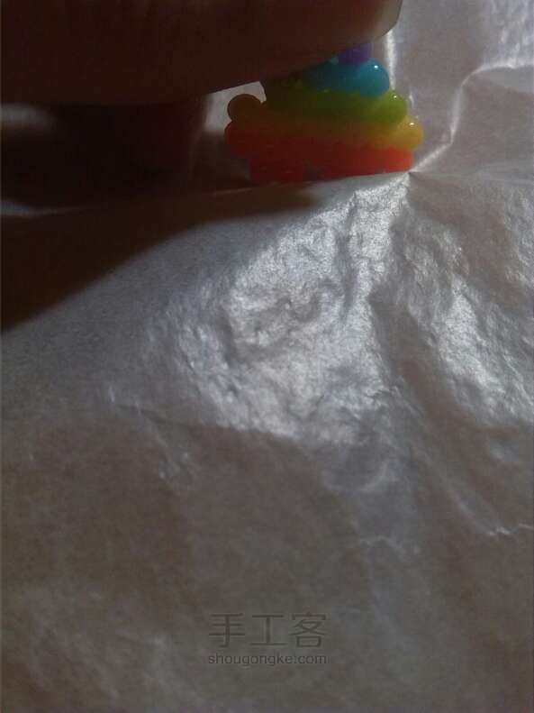 拼拼豆豆系列之彩爱心 第9步