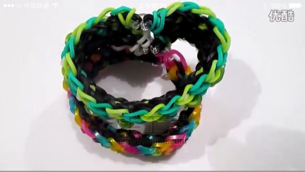 彩虹织机DIY pocker dots bracelet 第92步