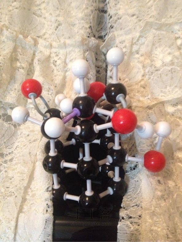 有机分子模型烛台 手工制作 第1步