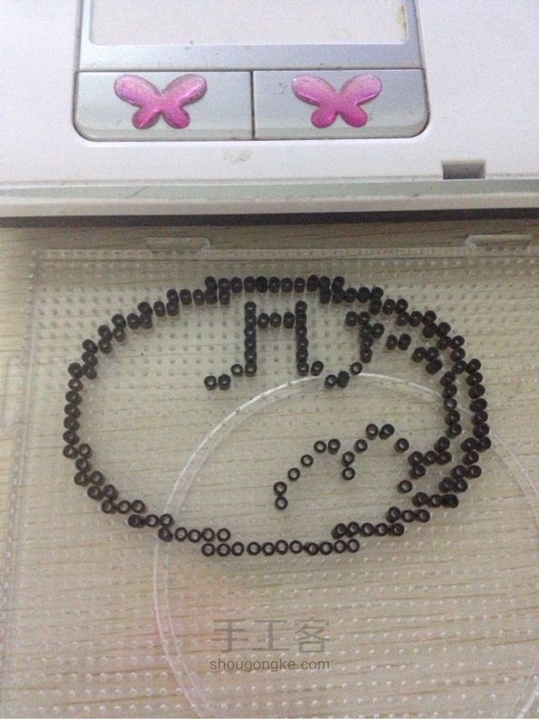 拼豆！蝙蝠侠的logo！手工制作！ 第6步