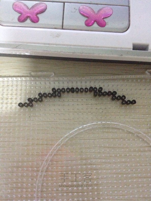 拼豆！蝙蝠侠的logo！手工制作！ 第3步
