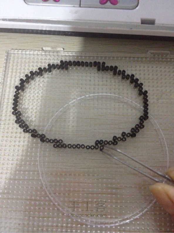 拼豆！蝙蝠侠的logo！手工制作！ 第4步
