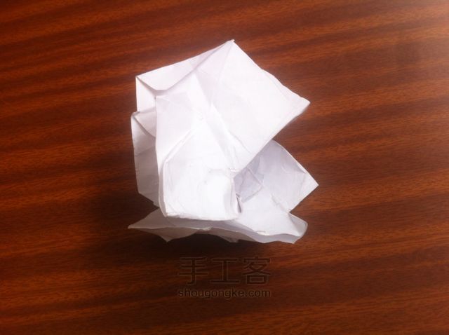 佐藤玫瑰折纸制作教程 第28步