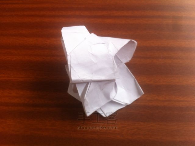 佐藤玫瑰折纸制作教程 第29步
