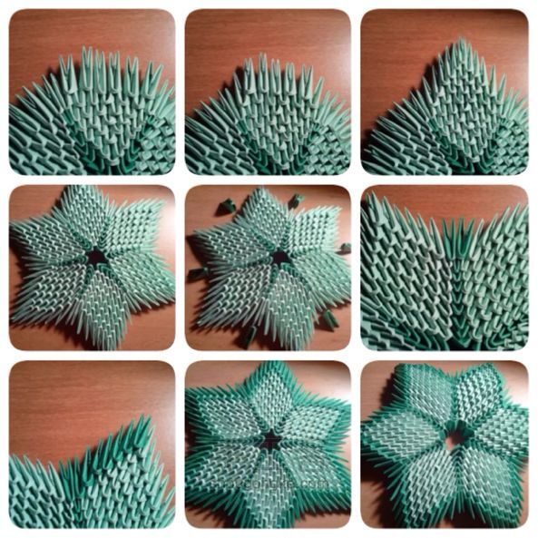 【转】三角插莲花手工制作教程 第3步