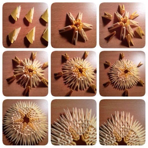 【转】三角插莲花手工制作教程 第4步