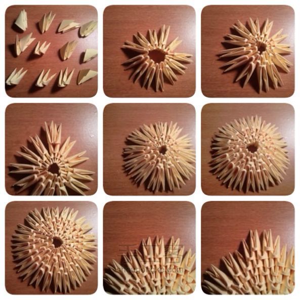 【转】三角插莲花手工制作教程 第6步