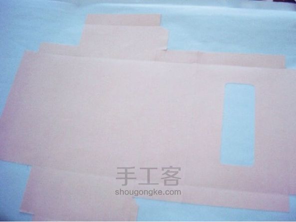 自制纸巾盒 手工制作 第2步