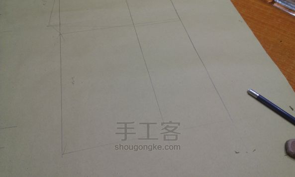 服装打版进阶系列教程 超详细过程衬衫版型绘制第一话 第27步