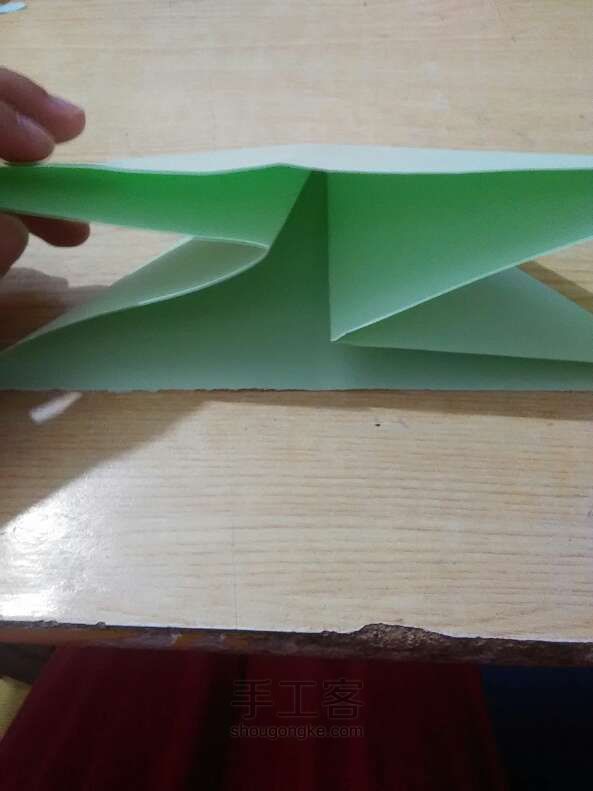 青蛙王子 折纸手工 第3步