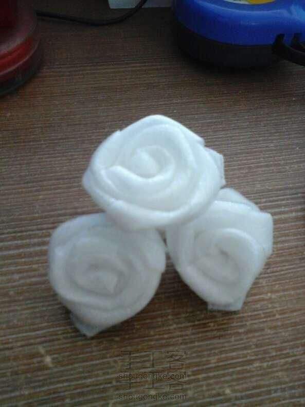 海绵纸玫瑰花自制简单