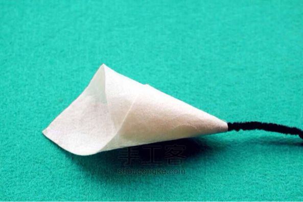 超容易上手的布一样的马蹄莲 不织布DIY 第3步