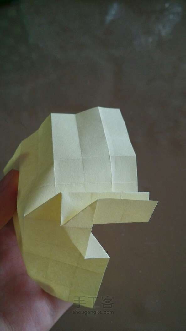 卷心玫瑰 折纸手工 第5步