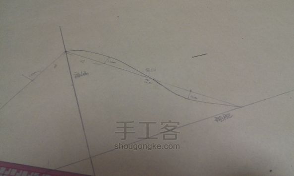 服装衬衫打版进阶系列教程第二话 超详细过程袖子和配件绘制 第7步