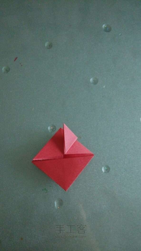心形折纸 手工制作 第10步