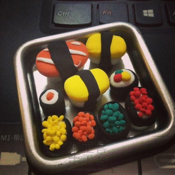 【超轻粘土】迷你寿司拼盘