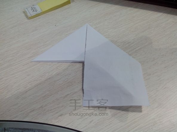 手工折纸--钻石心 第2步