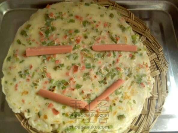 洋葱和火腿肠的饼饼