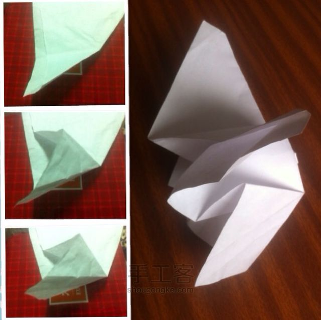 佐藤玫瑰折纸制作教程 第18步